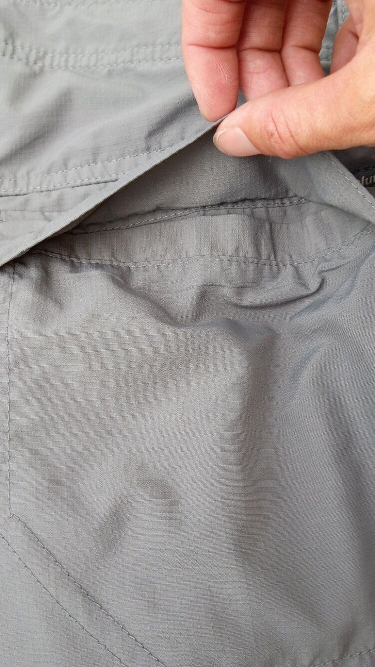 Columbia Silver Ridge Cargo Shorts Mens 36 Gray Nylon Hiking Trail Fishing 10" - Picture 14 of 15
